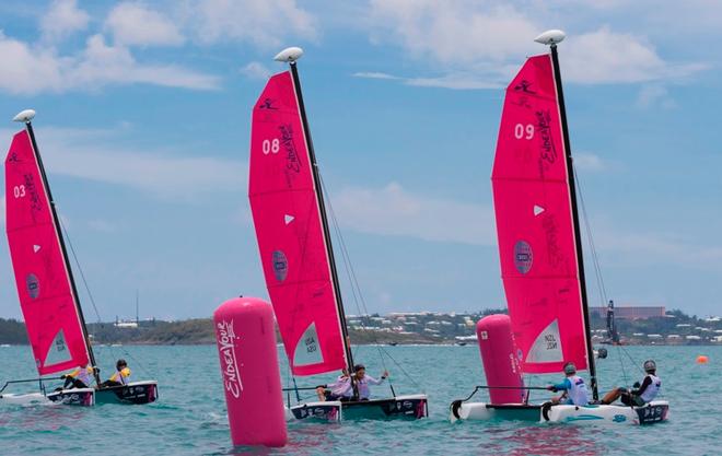 Hobie Junior Wave Regatta – America's Cup Endeavour Race © David Brookes